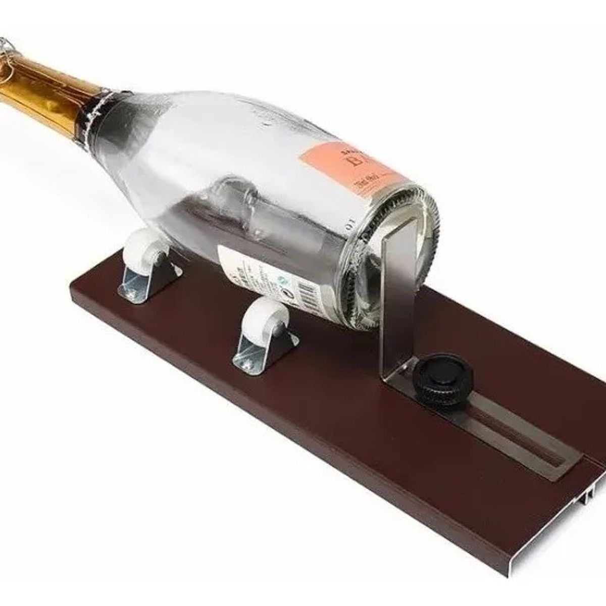 GENERICO - Cortador Botella Vidrio Base Metalica Kit Con Accesorios