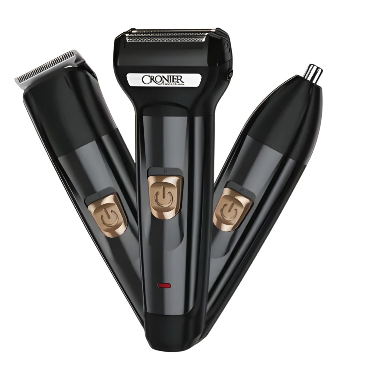 GENERICO - Máquina Afeitar Hombre 3en1 Cortapelo Barba Nariz Recargable