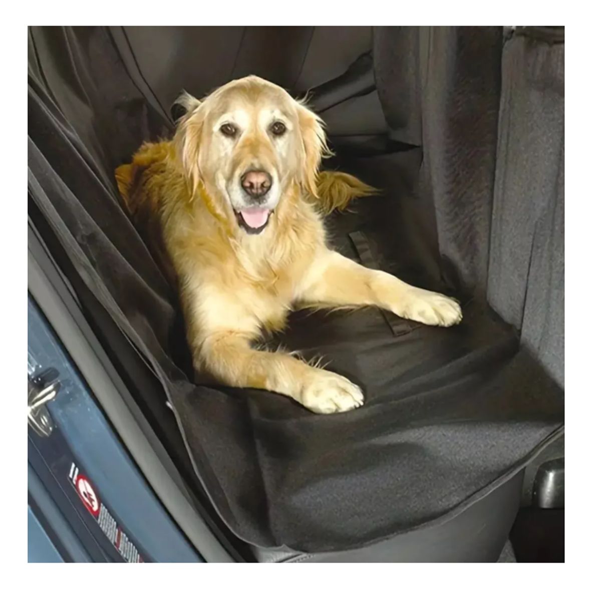 GENERICO - Funda Cubre Asiento Mascotas Auto Cobertor Perro Auto Grande