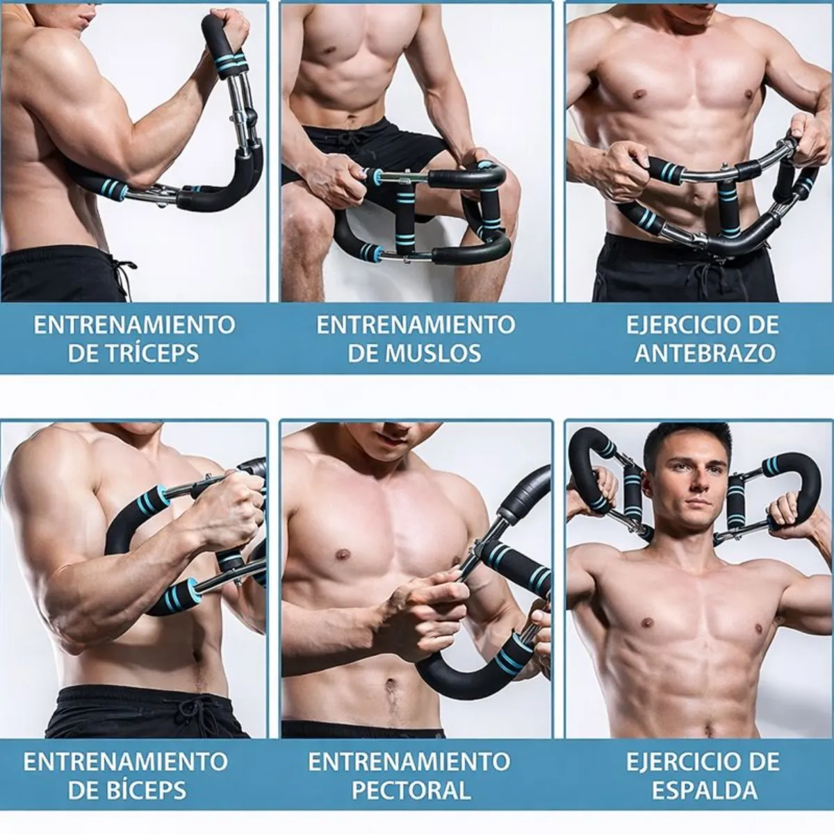 GENERICO - Fortalecedor Brazos Pecho Multifuncional Ejercicio En Casa