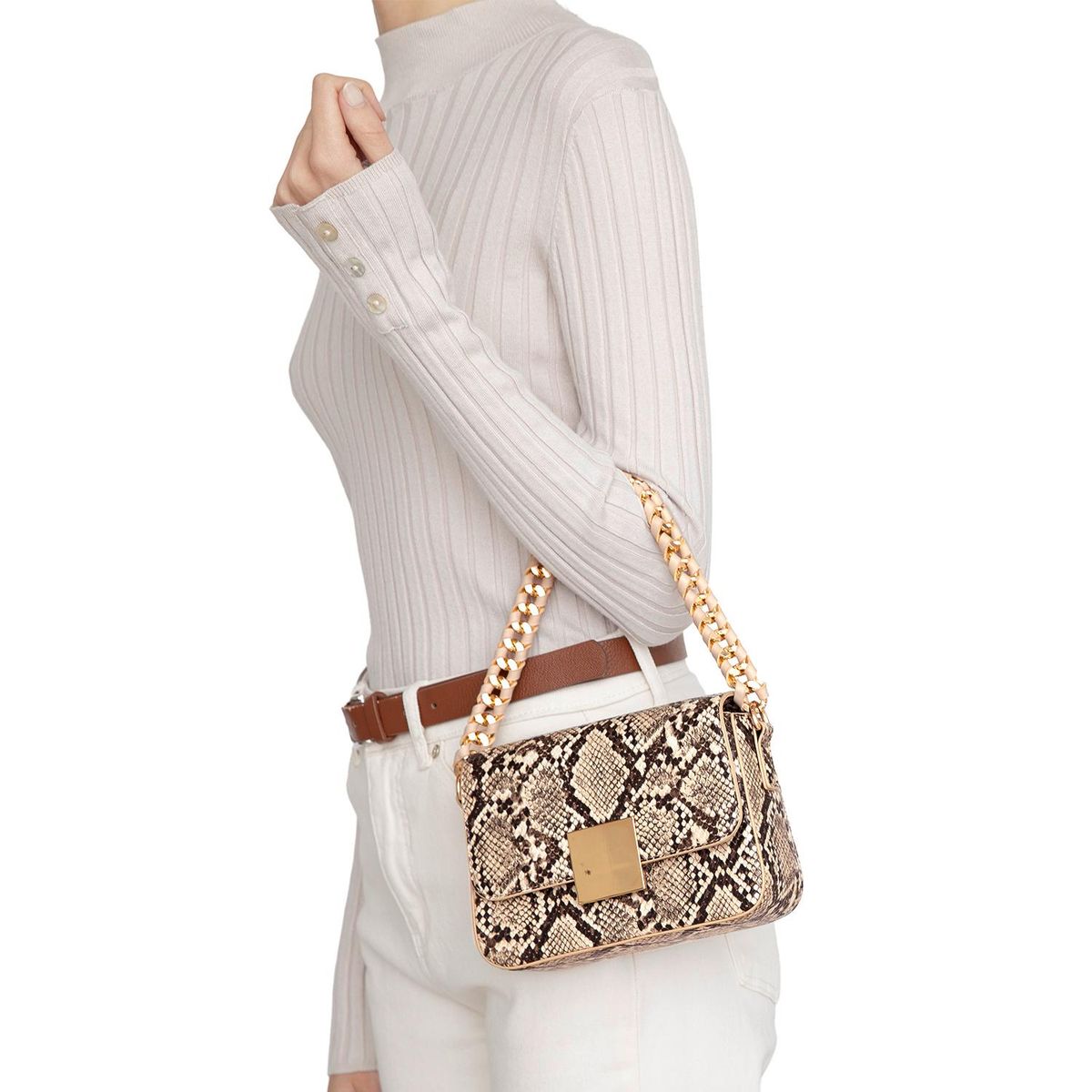 GACEL - Cartera - Retro con Tapa - Gacel - Off White