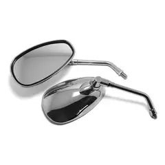GENERICO - Espejos Para Moto Um Renegade 200 300 Metálicos Y Cromados