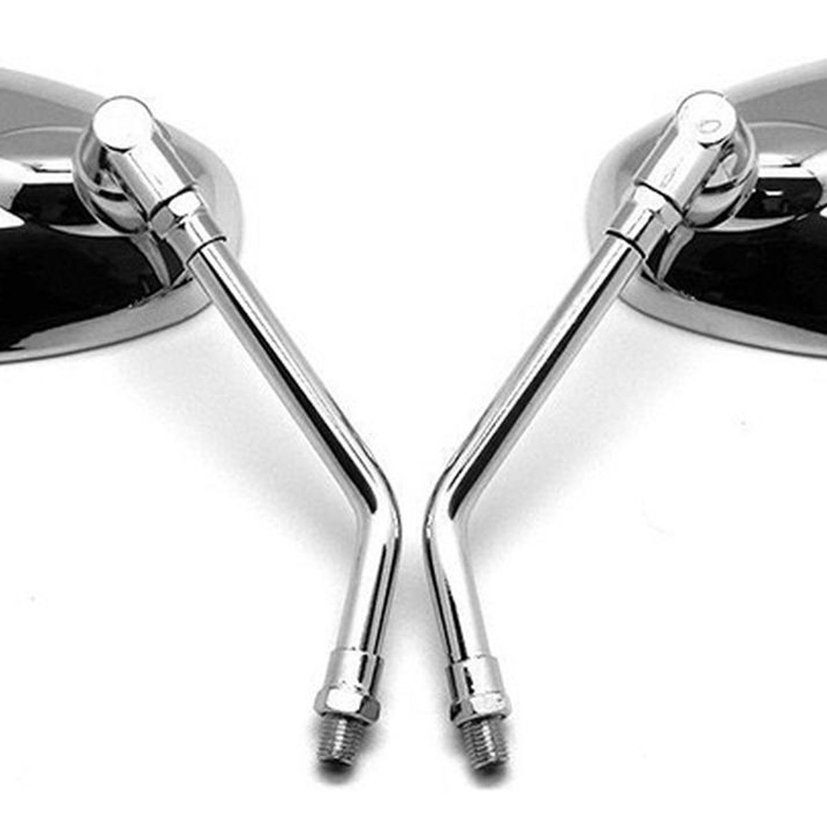 GENERICO - Espejos Para Moto Um Renegade 200  300 Metálicos Y Cromados