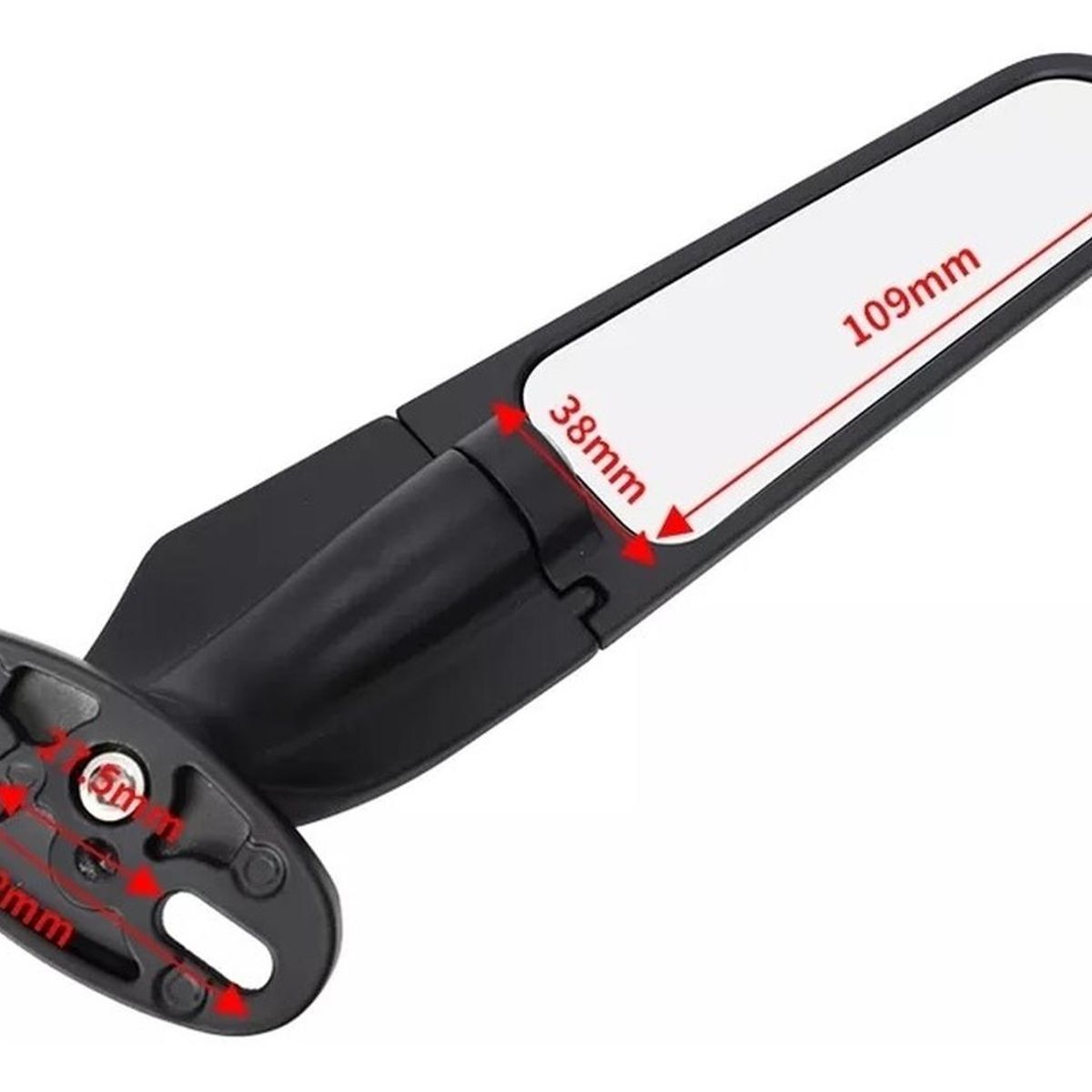 GENERICO - Espejos Para Moto Deportivas Universal  Tipo Alerón