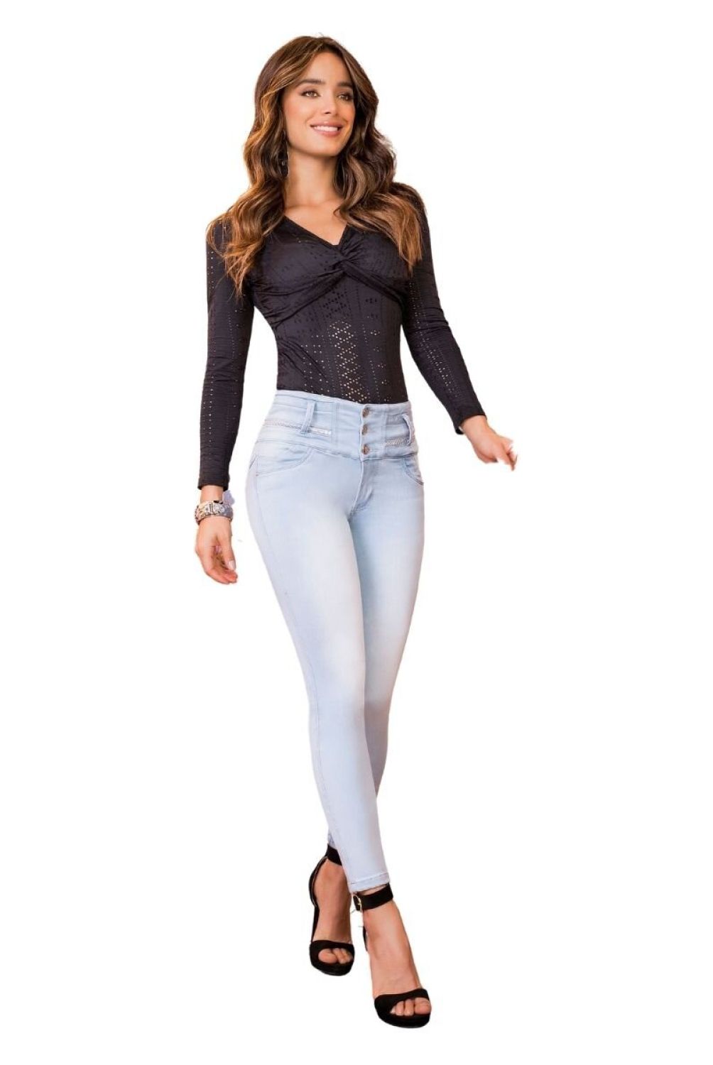 BARTOLOMEO JEANS - Jeans Colombiano 1325 Celeste Bartolomeo