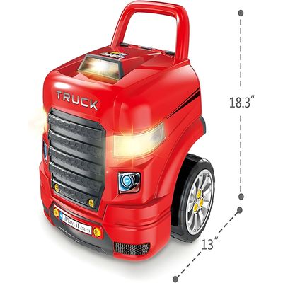 Imagen 2 del producto Juguete Auto Para Reparar Con Luces Sonidos Y Accesorios Rojo