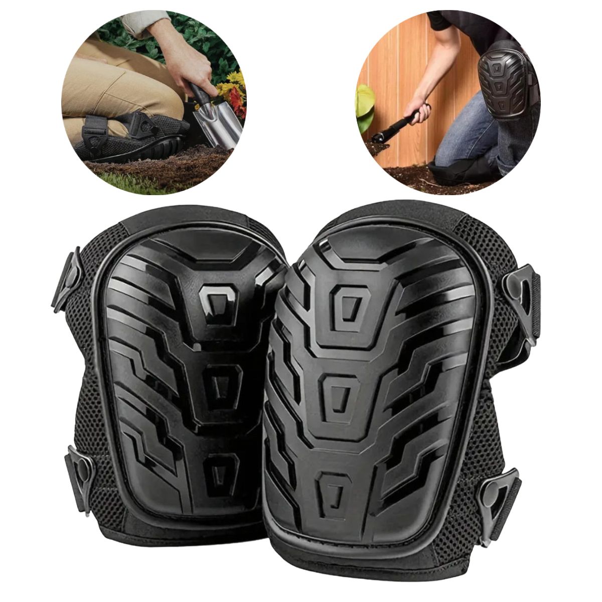 KINDA NICE - Rodilleras De Tpu Antideslizantes Para Agricultura Y Deporte