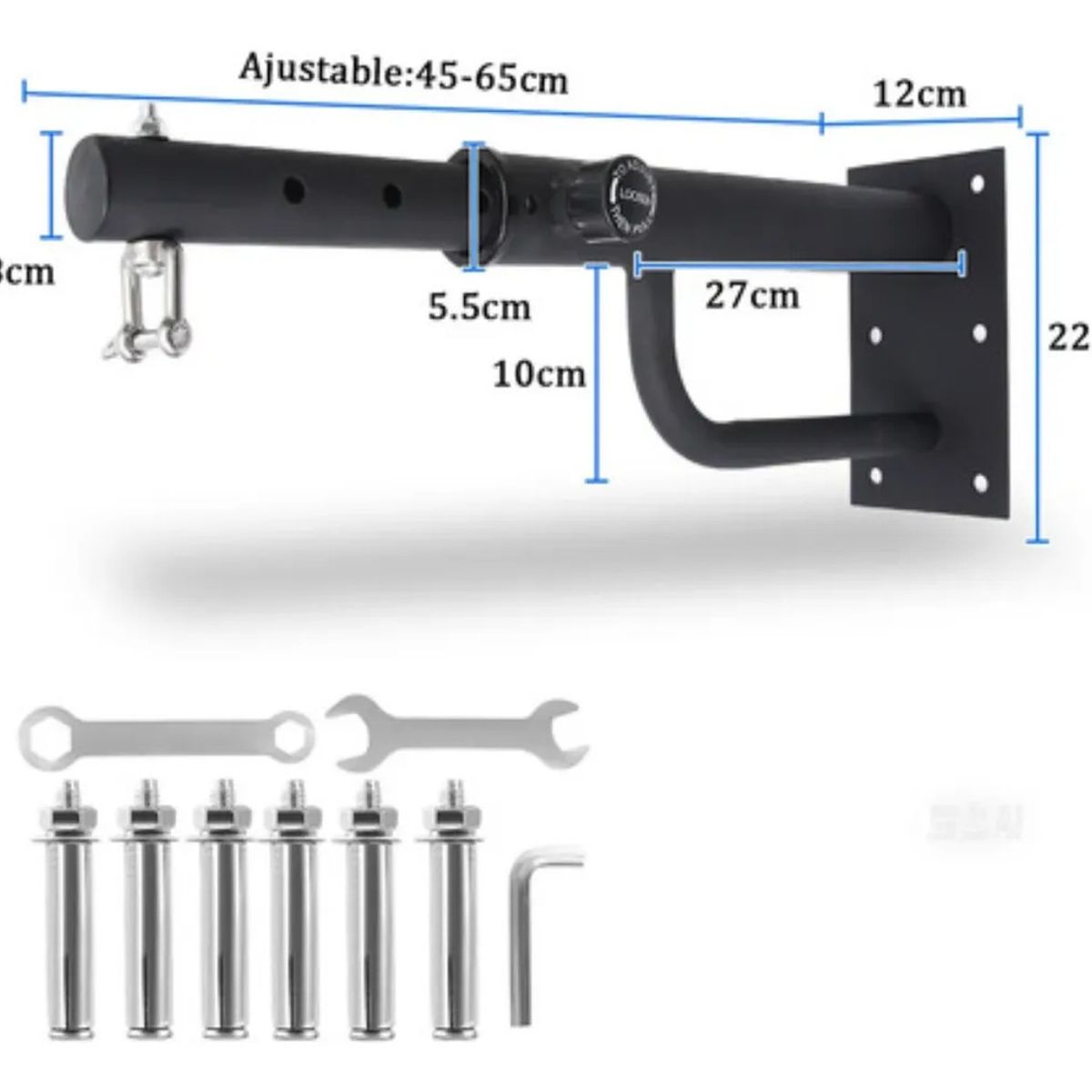 EASY FIT - Base Soporte Costal Boxeo Barra Hamaca Reforzado Pared