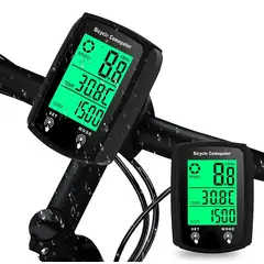 KUANGYE - Ciclocomputador Velocímetro Digital Para Bicicleta Con Luz Lcd