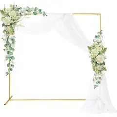 KINDA NICE - Arco Metálico Redondo Para Boda Soporte De Globos Decoración