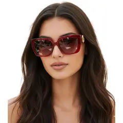 MARC JACOBS - Lentes de Sol Cuadrados Rojos