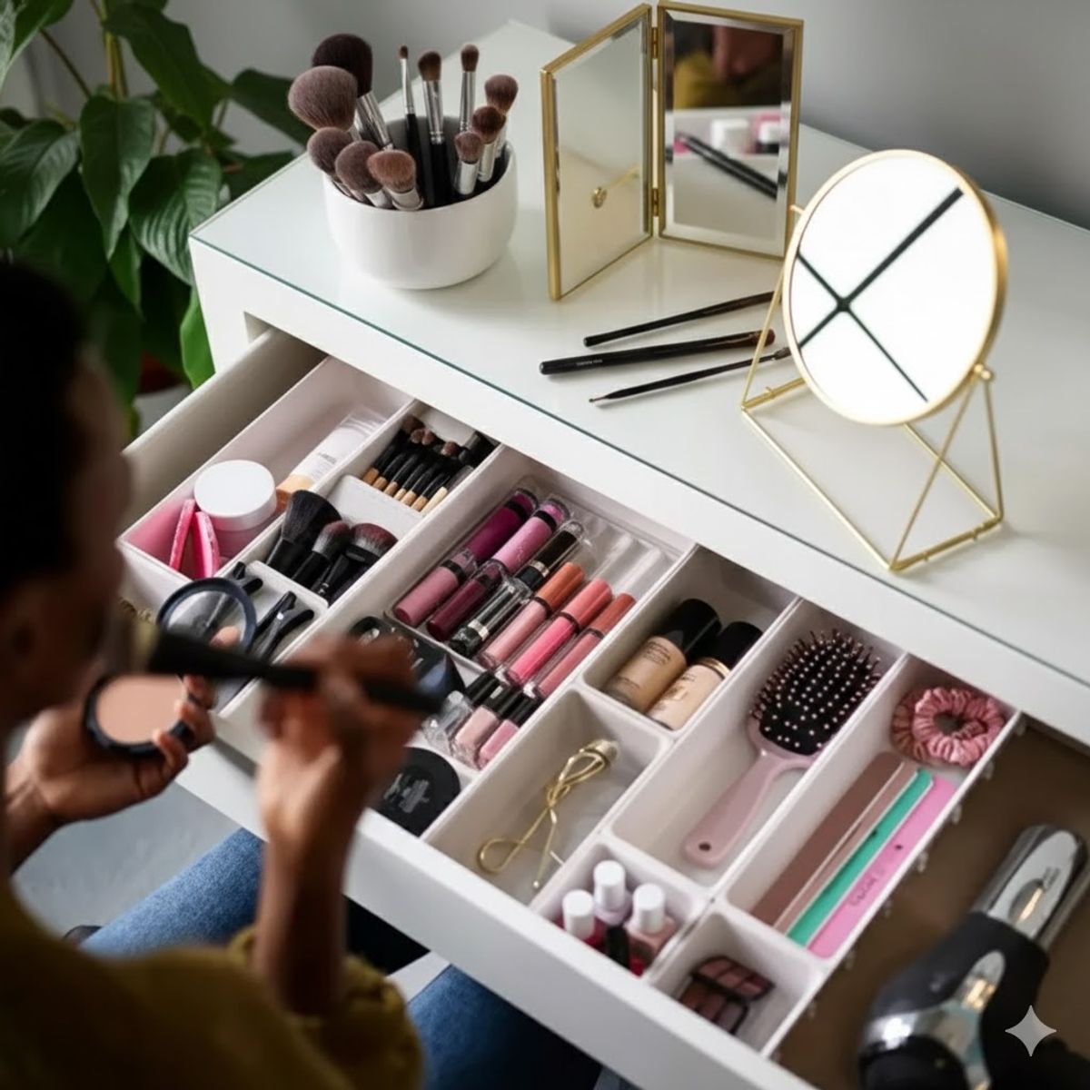 GENERICO - Organizador De Maquillaje Para Cajon 12 Piezas Desmontables