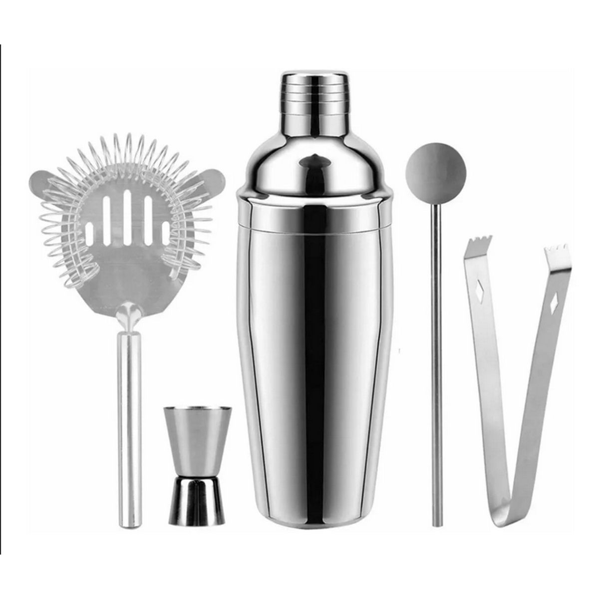 GENERICO - Set De Coctelería Kit Bartender 5 Piezas