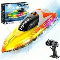 GENERICO - Juguete De Barco Rápido Rc Con Luz Led Regalos Para Niños