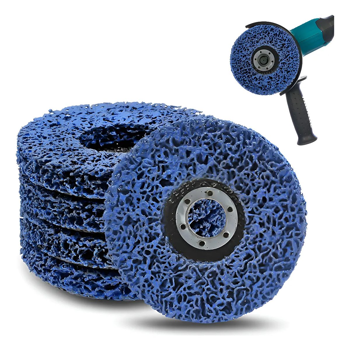 GENERICO - X5 Muela Abrasiva Lijar Para Autos Remover Pintura Óxido 5