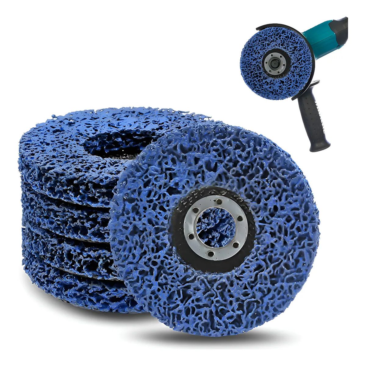 GENERICO - X5 Muela Abrasiva Lijar Para Autos Remover Pintura Óxido 5