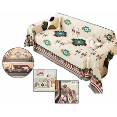 GENERICO - Manta Decorativa Tejida Estilo Nordico Para Sofa Sillon Cama Como Se Muestra En La Figura