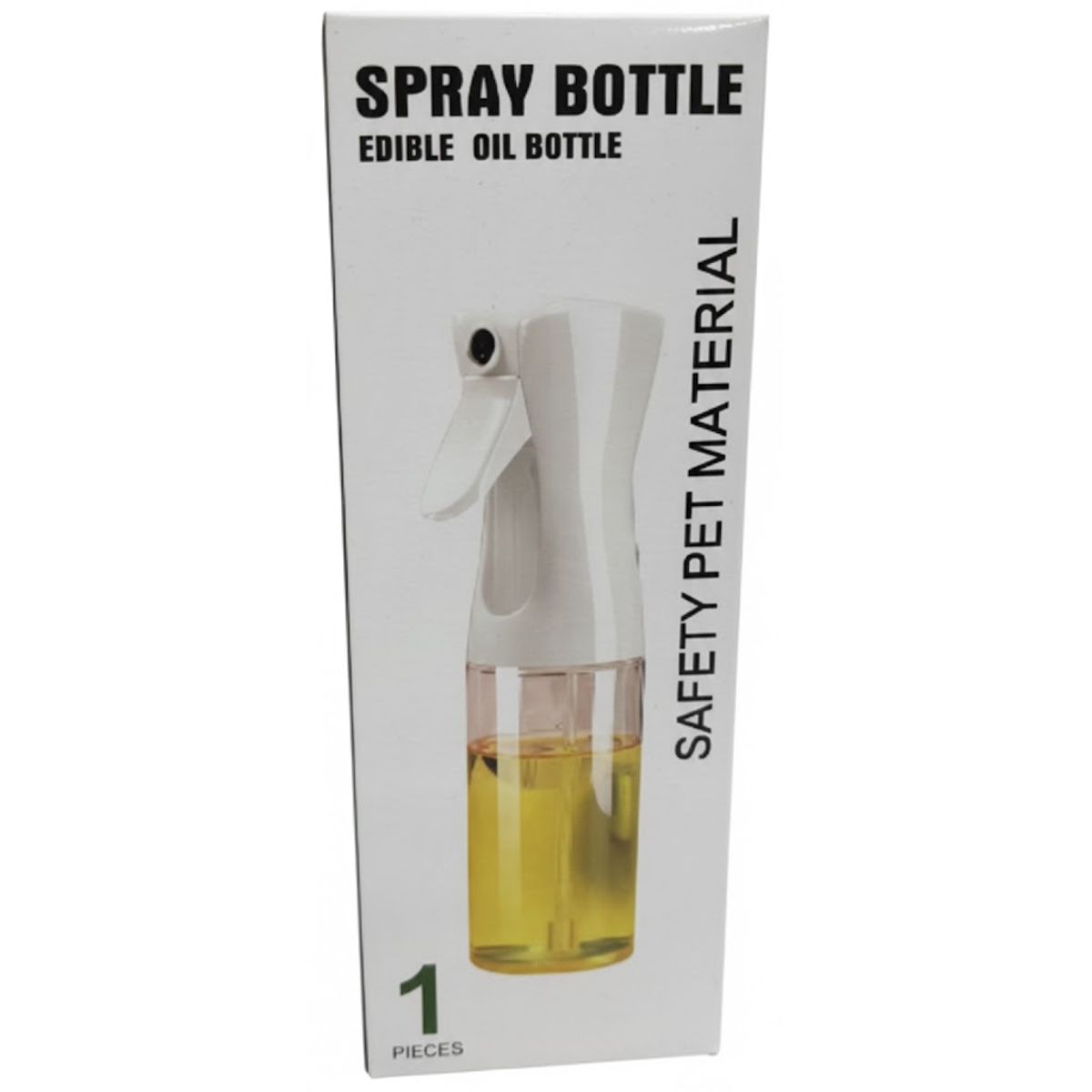 GENERICO - Botella De Vidrio Spray Rociador Control De Aceite Saludable