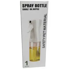 GENERICO - Botella De Vidrio Spray Rociador Control De Aceite Saludable