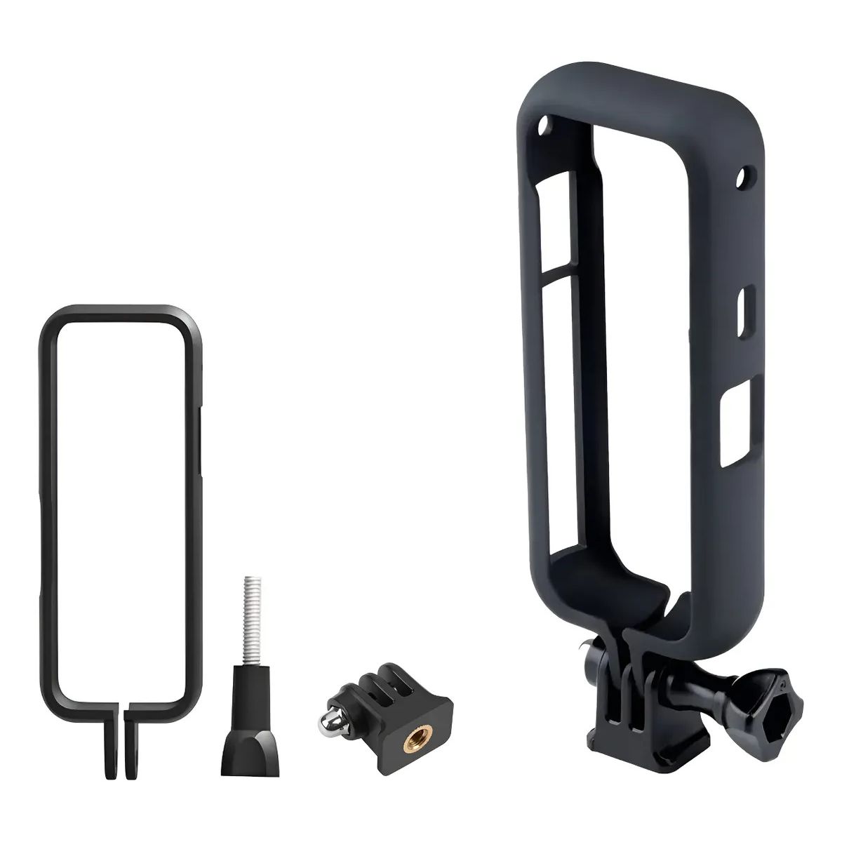 KUANGYE - Marco Frame Carcasa + Soporte Tripode Para Insta360 X3 Negro