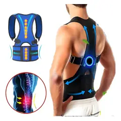 GENERICO - Con Imán Soporte Lumbar Corrector De Postura Unisex L