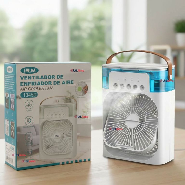 LINE Climatizador Portátil Frío 4 en 1 Ventilador Humificador Enfriador Lampara LED 220v USB
