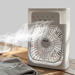 LINE - Climatizador Portátil Frío 4 en 1 Ventilador Humificador Enfriador Lampara LED 220v USB