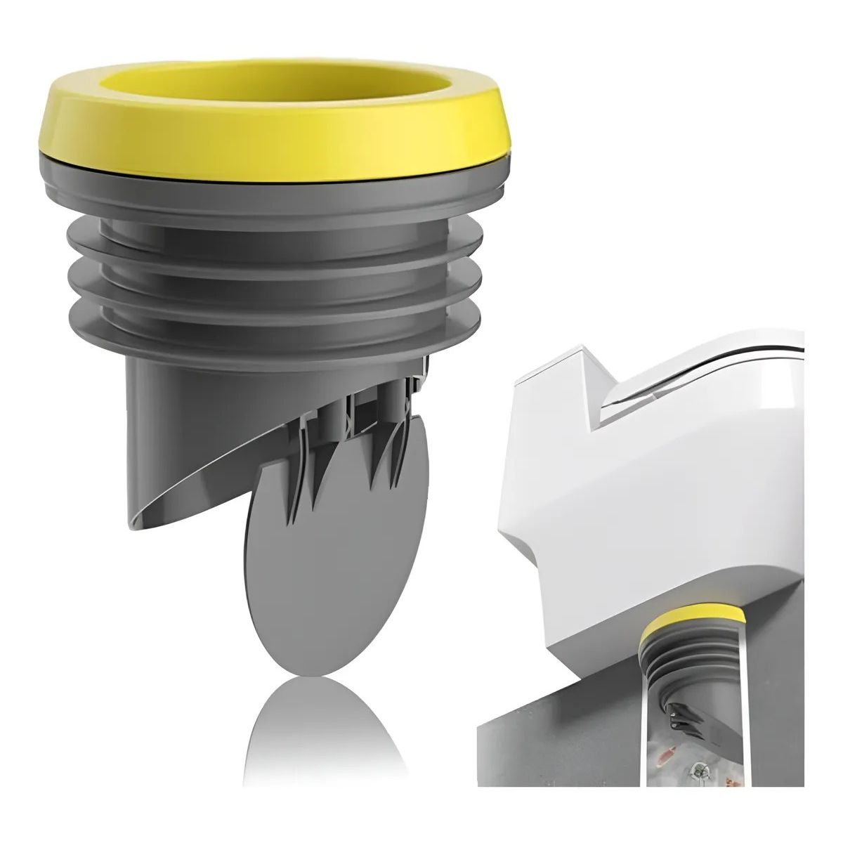 KUANGYE - Anillo De Sellado Antifugas Brida Para Inodoro Resistente