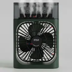 LINE - Climatizador Portátil Frío 4 en 1 Ventilador Humificador Enfriador Lampara LED USB Verde