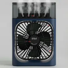 LINE - Climatizador Portátil Frío 4 en 1 Ventilador Humificador Enfriador Lampara LED USB Azul