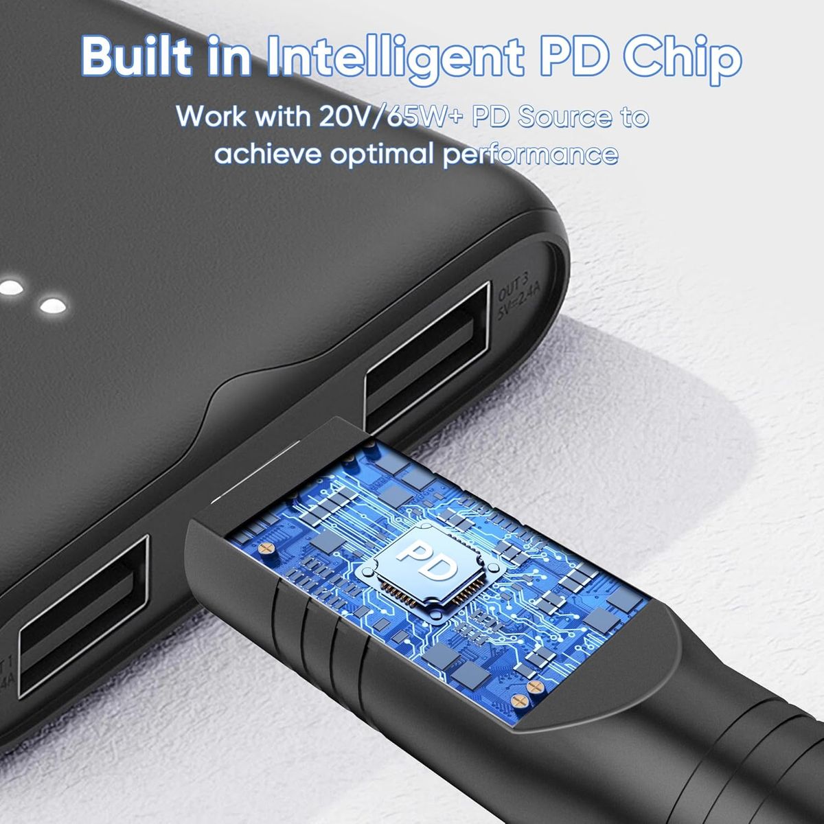 KUANGYE - Adaptador Para Conector Para Starlink Mini Dc A Usb C Negro
