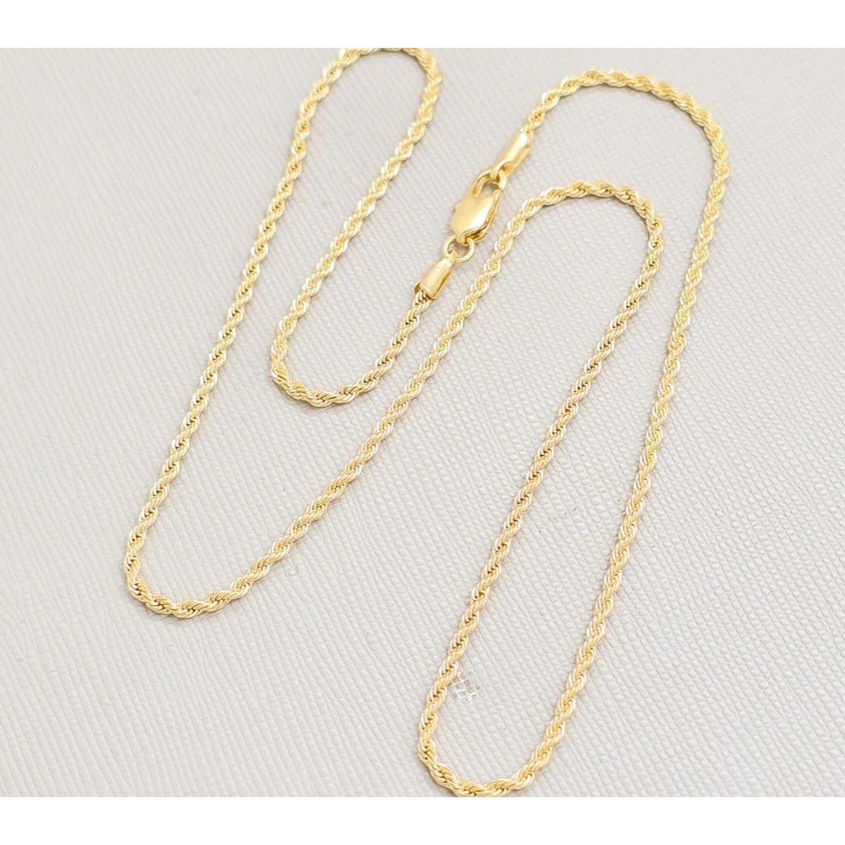 GENERICO - Cadena Tejido Tourbillon Oro Laminado 18k