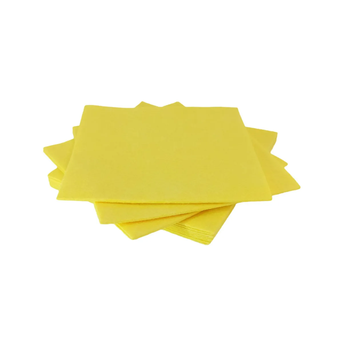 GENERICO - Pack 20 Paños Multiusos Amarillo Antipolvo 38x38 – Superficies Limpias y Brillantes