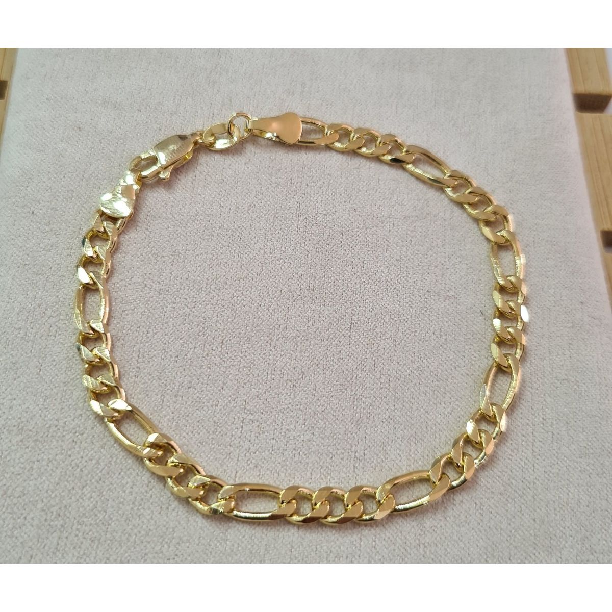 GENERICO - Pulsera Tejido Gruesa Oro Laminado 18k