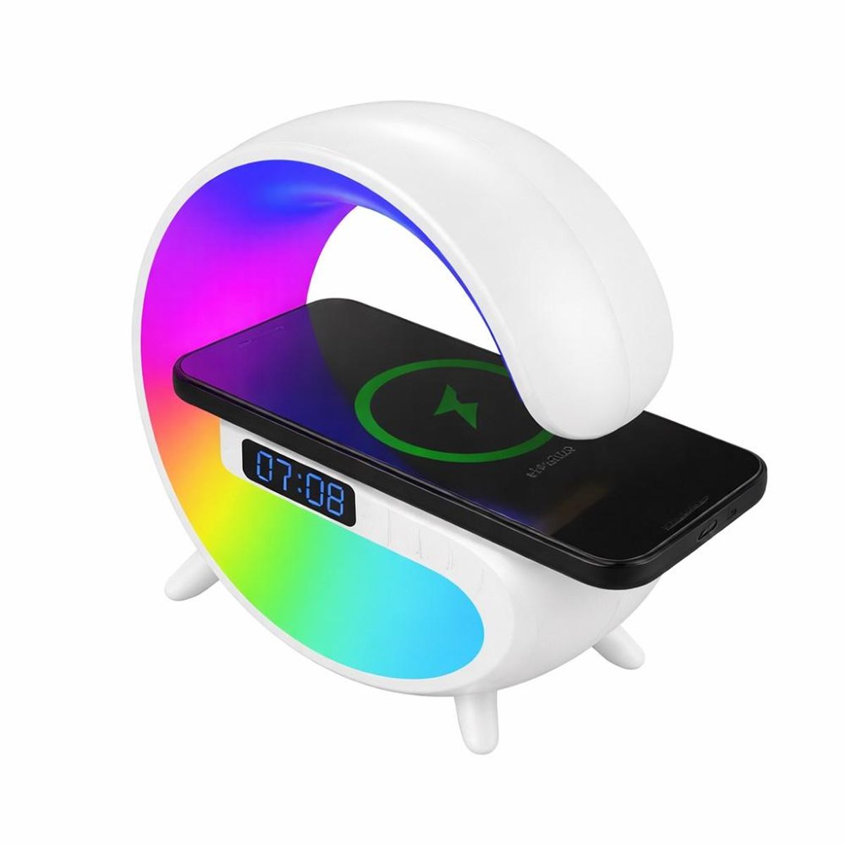 MLAB - Parlante Bluetooth Mlab My Lil G 5en1 RGB Reloj Cargador