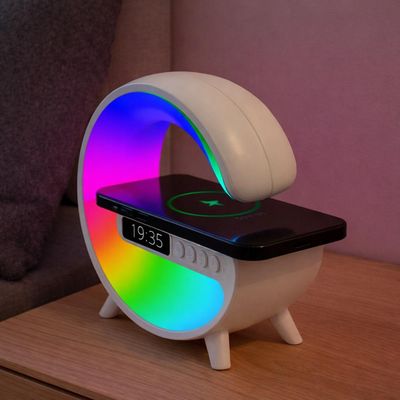 Imagen 2 del producto Parlante Bluetooth My Lil G 5en1 RGB Reloj Cargador