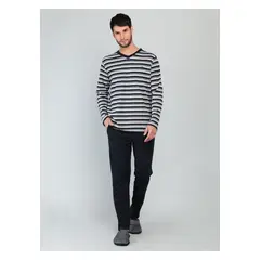 ARROW - Pijama Largo Regular Fit Azul