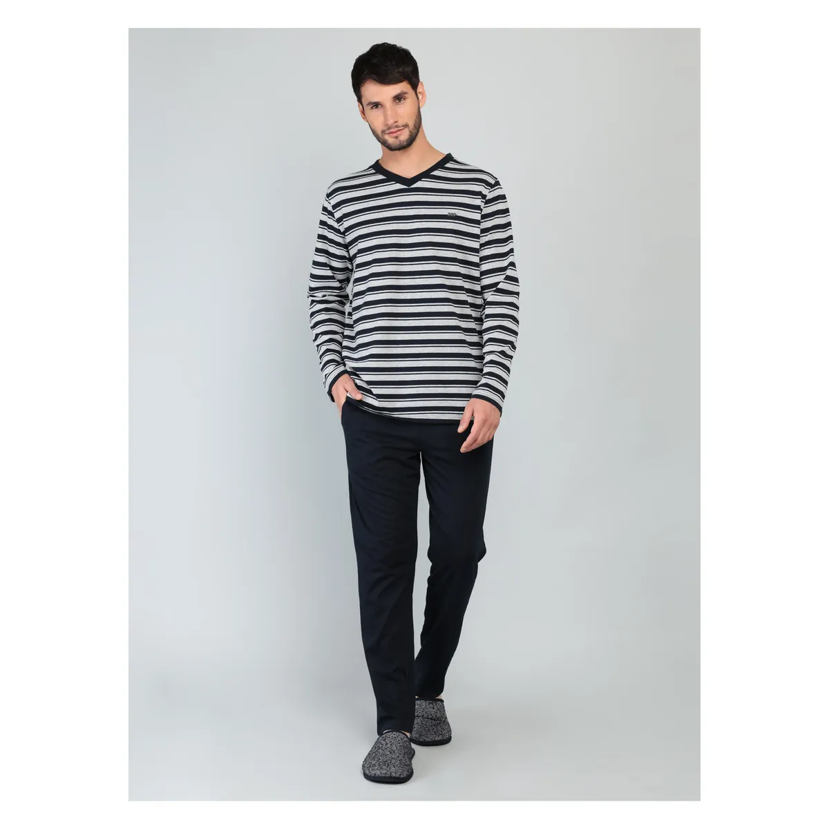 ARROW - Pijama Largo Regular Fit Azul Arrow ARROW