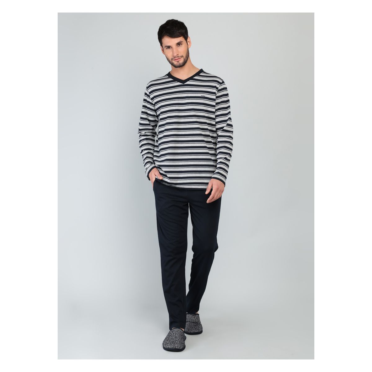 ARROW - Pijama Largo Regular Fit Azul Arrow ARROW