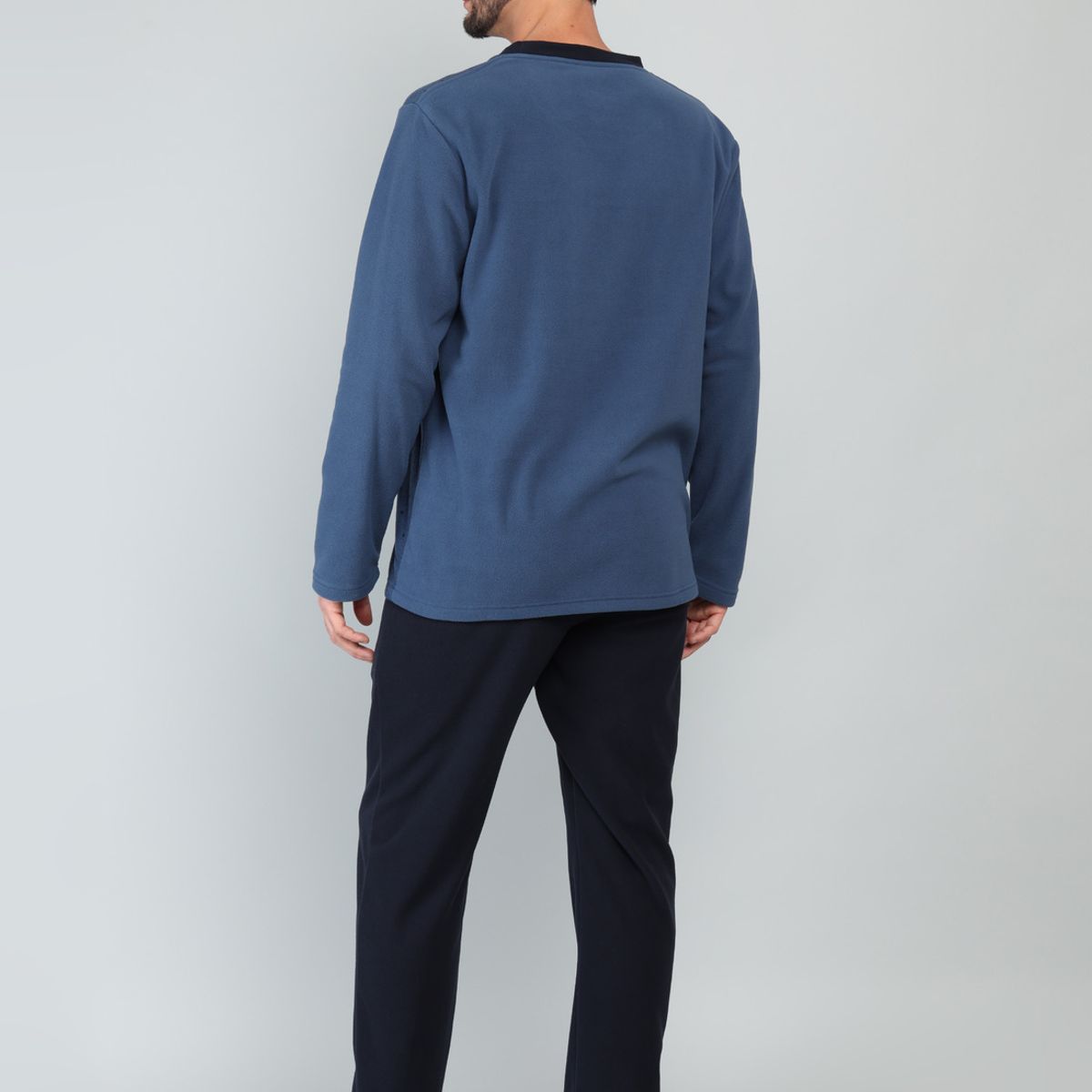 ARROW - Pijama Largo Polar Regular Fit Azul Arrow ARROW
