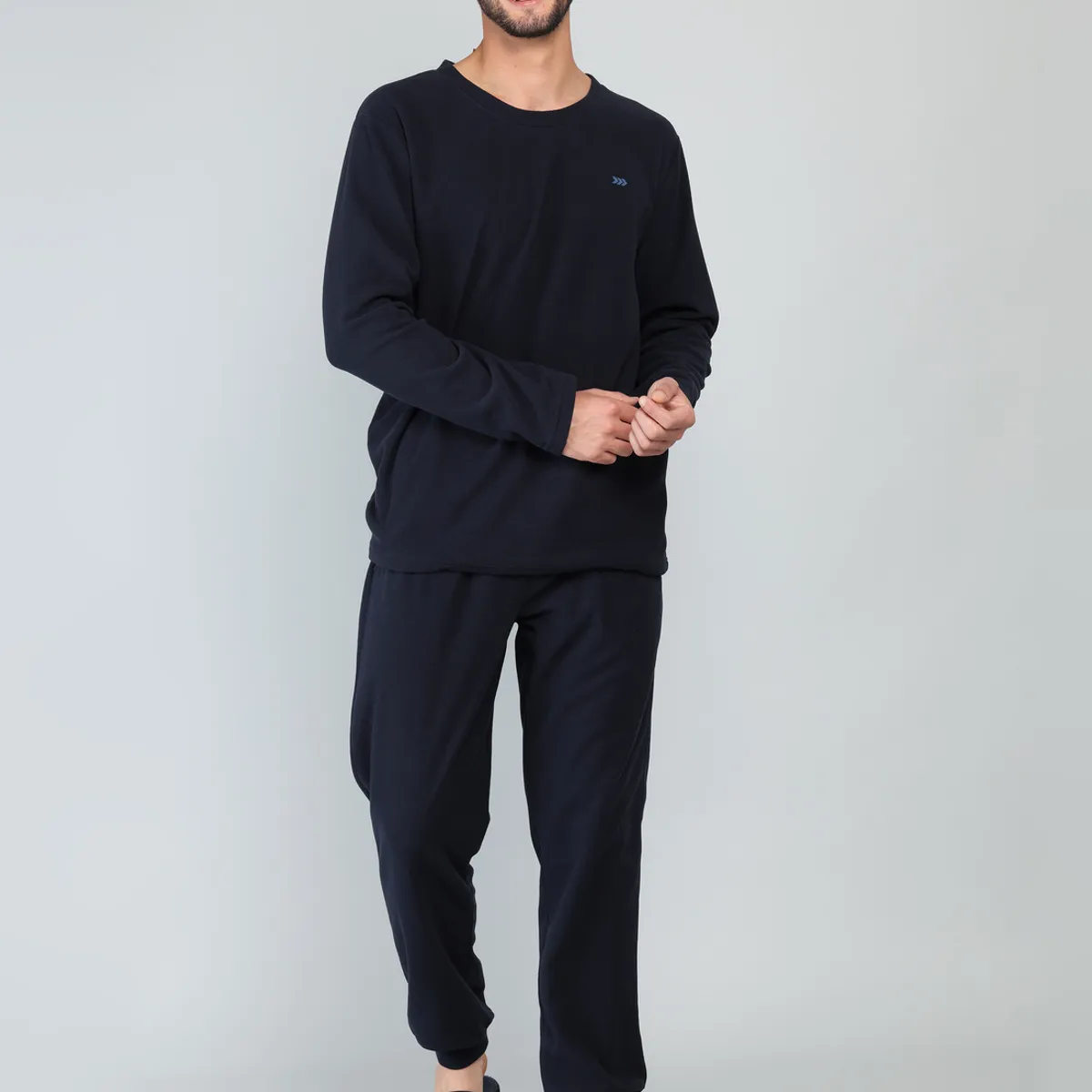 ARROW - Pijama Largo Polar Regular Fit Azul Arrow ARROW
