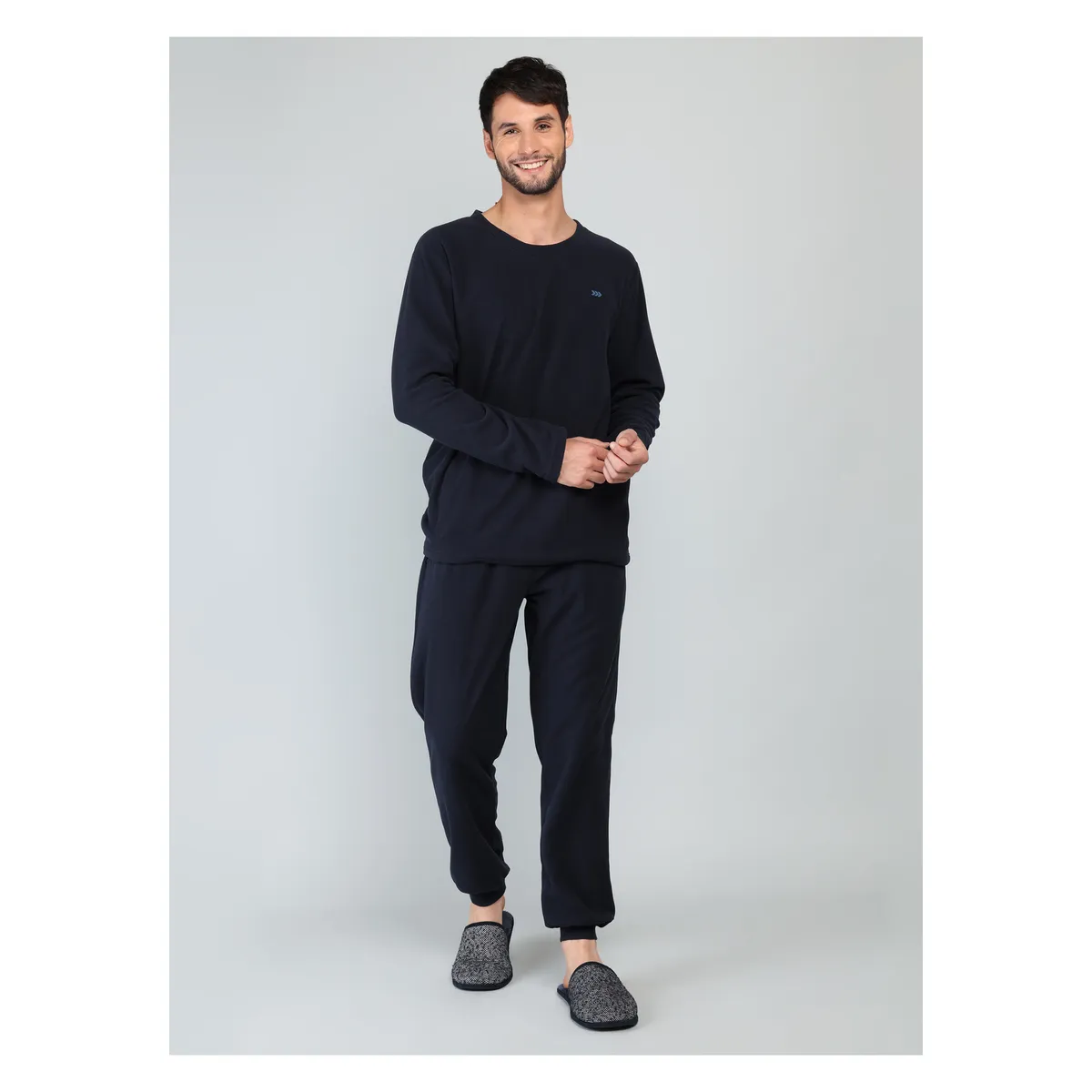 ARROW - Pijama Largo Polar Regular Fit Azul Arrow ARROW