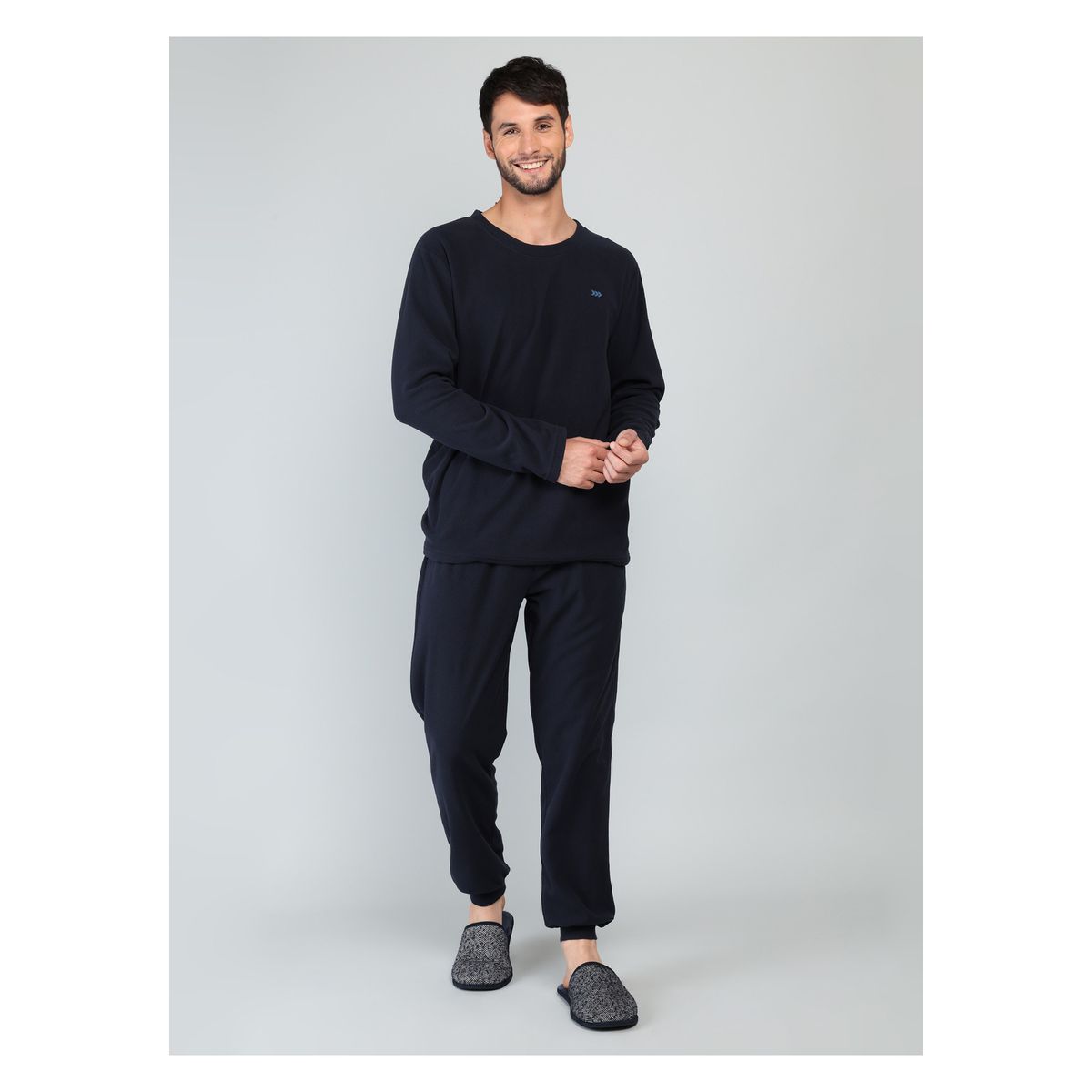 ARROW - Pijama Largo Polar Regular Fit Azul Arrow ARROW