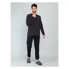 ARROW - Pijama Largo Regular Fit Azul