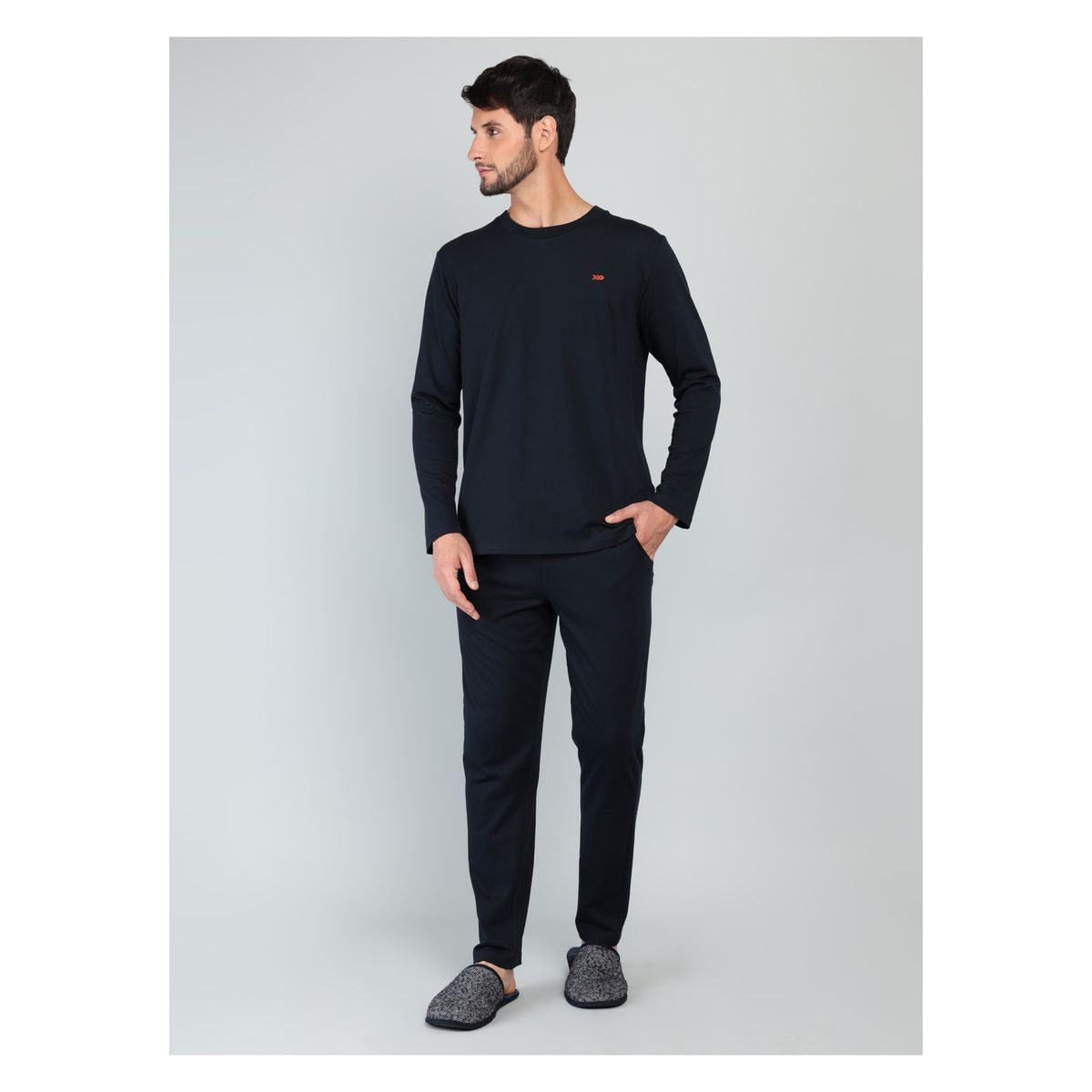 ARROW - Pijama Largo Regular Fit Azul Arrow ARROW