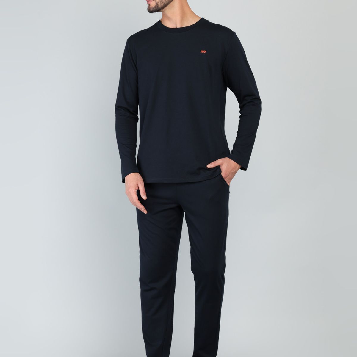 ARROW - Pijama Largo Regular Fit Azul Arrow ARROW