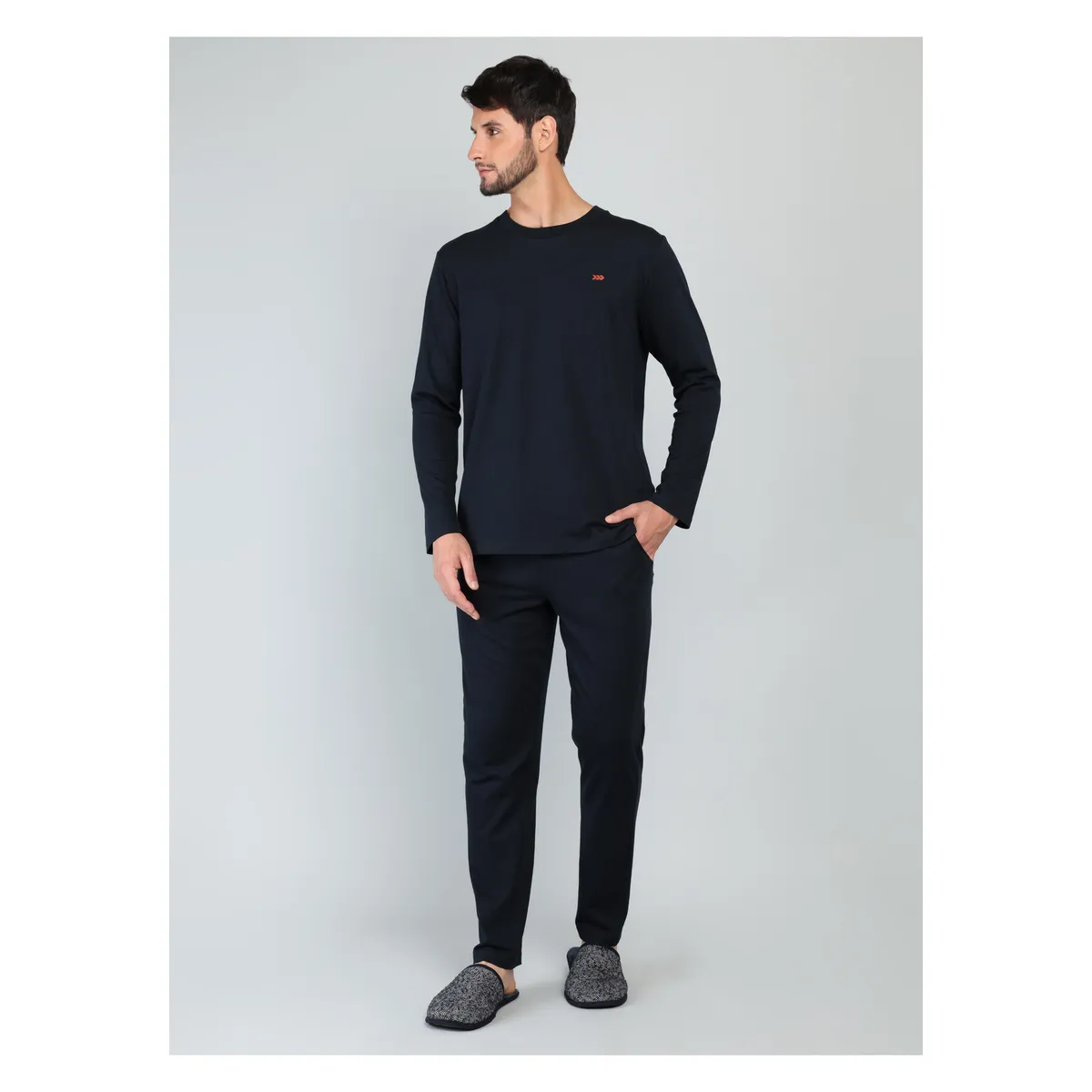 ARROW - Pijama Largo Regular Fit Azul Arrow ARROW