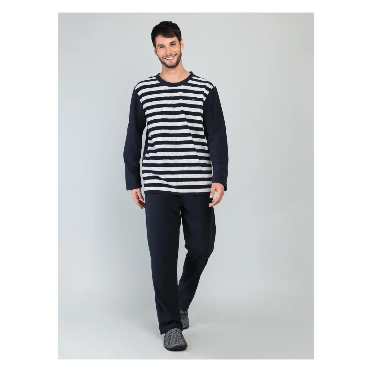 ARROW - Pijama Largo Polar Regular Fit Azul Arrow ARROW