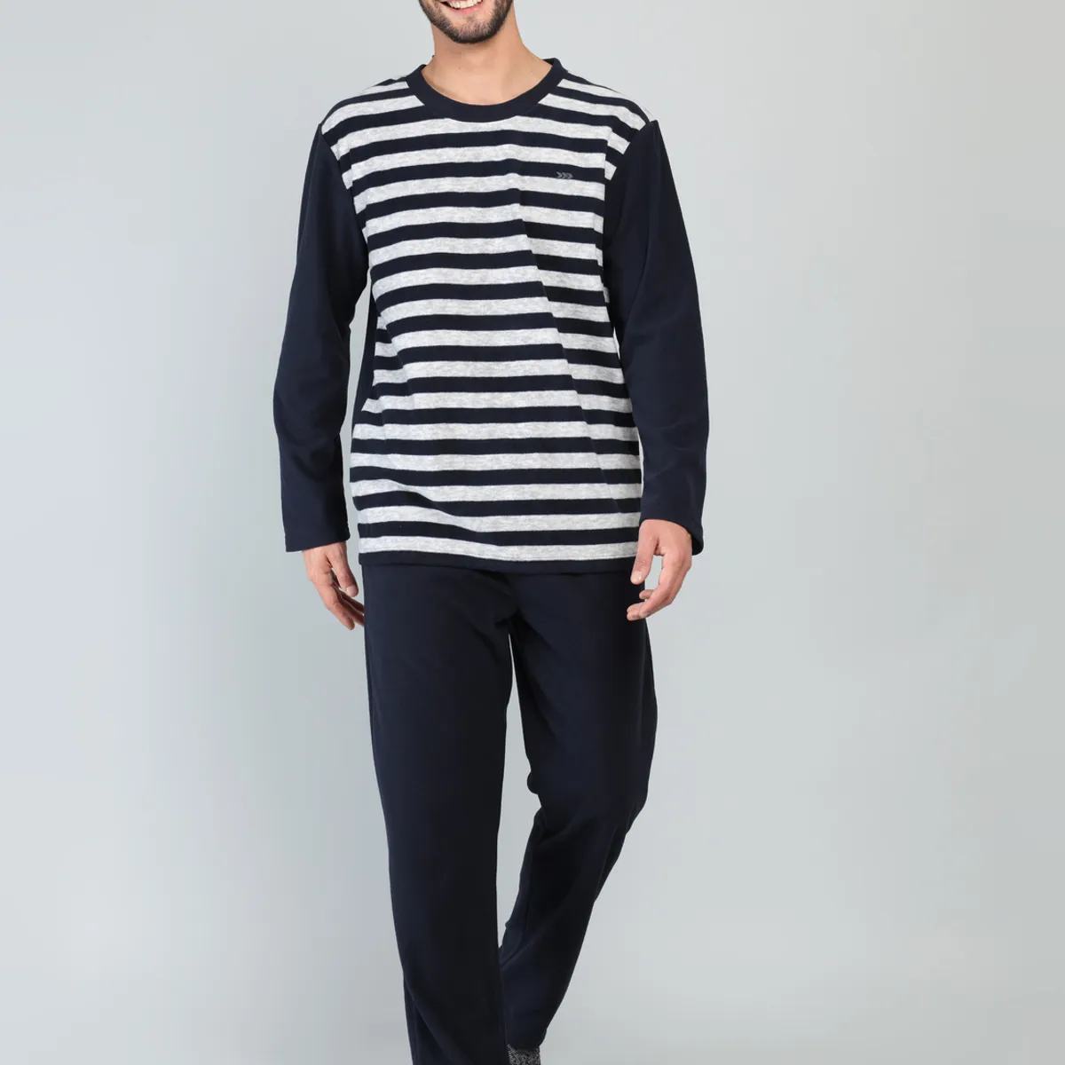 ARROW - Pijama Largo Polar Regular Fit Azul Arrow ARROW