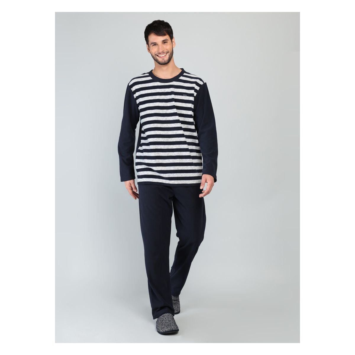 ARROW - Pijama Largo Polar Regular Fit Azul Arrow ARROW